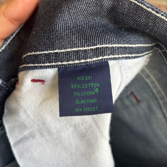 Boden Dark Blue Button-Front Pencil Skirt - Picture 8 of 8